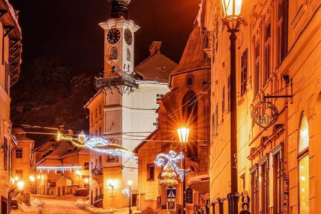 Banská Štiavnica v zime